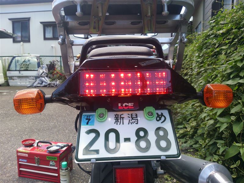 POSH LEDテールランプユニット（レッド） のパーツレビュー | GPZ900R