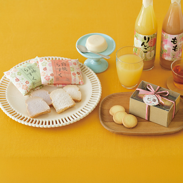 らすくる名入れスイーツ＆ドリンク＆紅茶セット｜お祝い・ギフトの