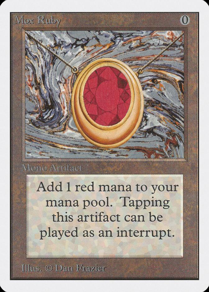 Mox Ruby, Unlimited Edition (2ED) Price History