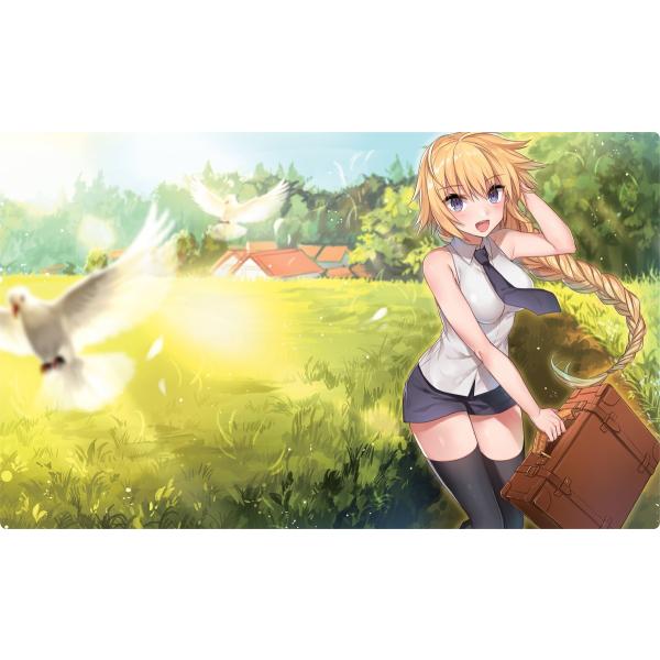 Cake Rabbits カードゲームプレイマット ☆『ジャンヌ・ダルク 私服Ver