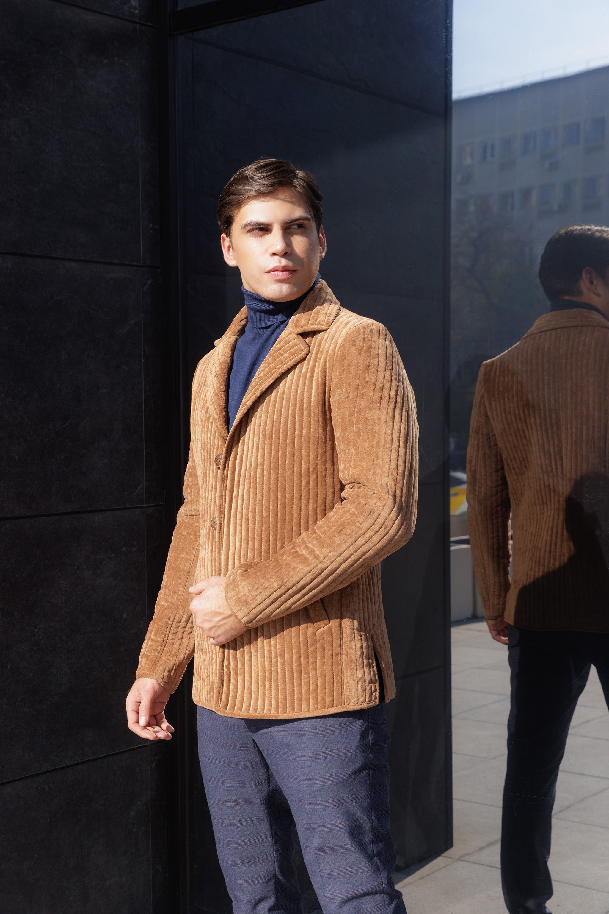 Caramel Brandy Corduroy Jacket – CHAPANNE