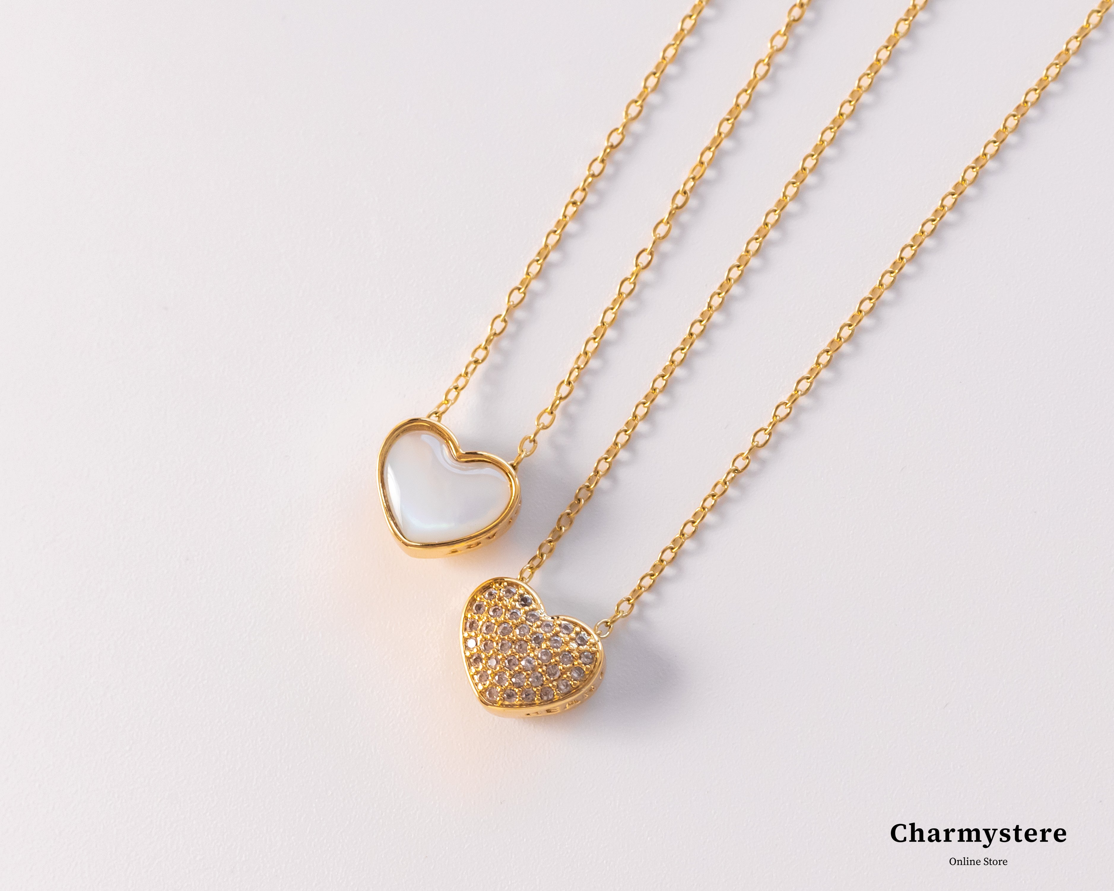 2way ハートネックレス｜Charmystere｜シャルムステリア｜人気