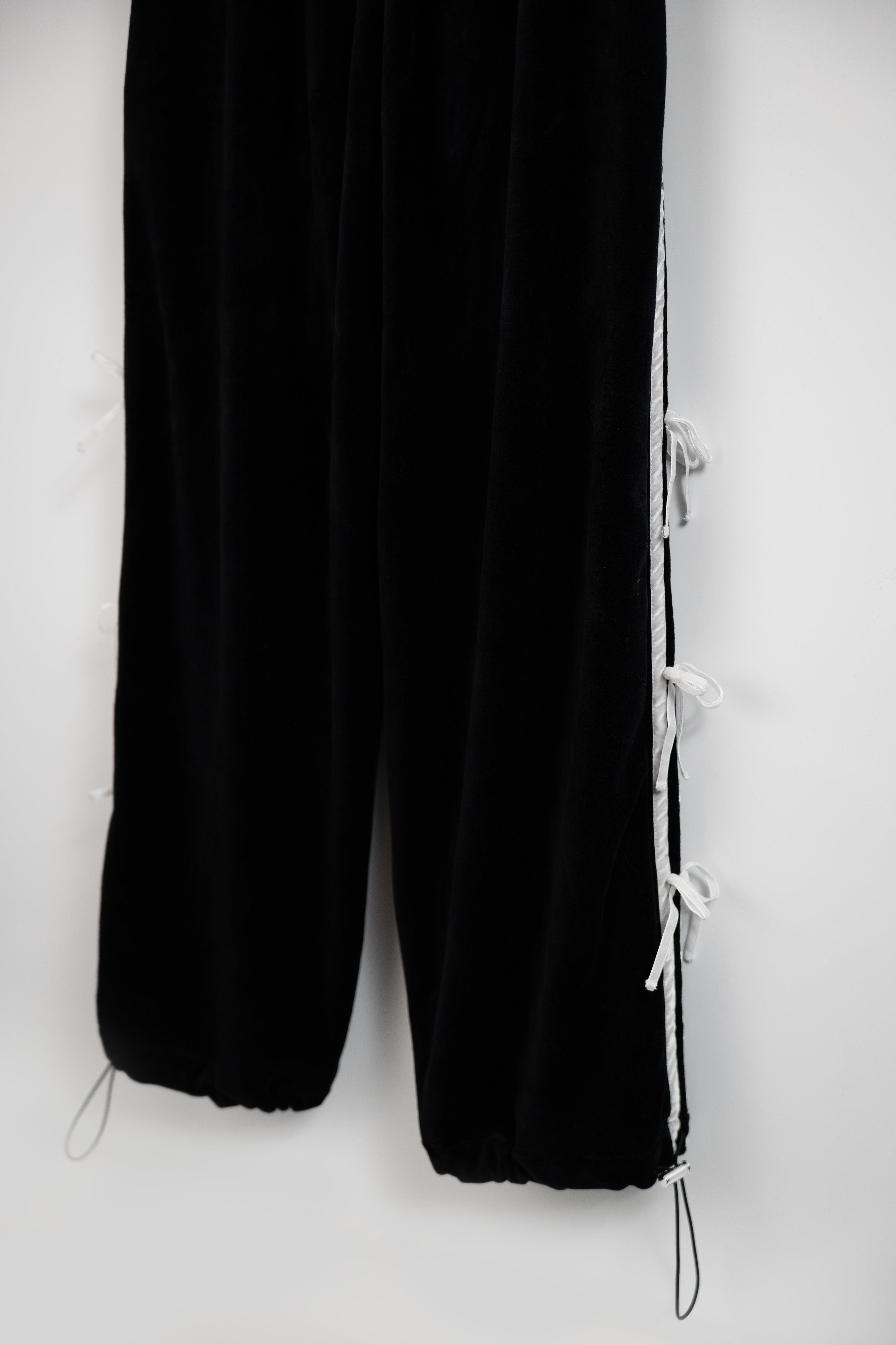 ベルベットリボンジャージ ブラック