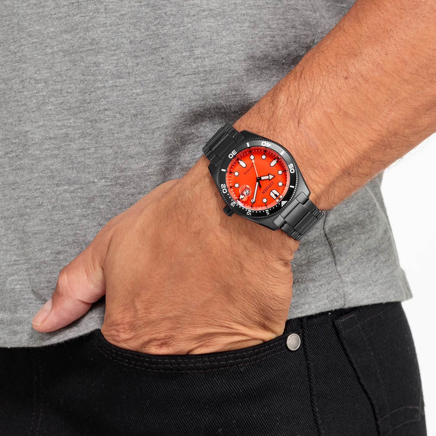 AW1765-88X Male Stainless steel orange ⌀ 43mm Citizen Onlineshop