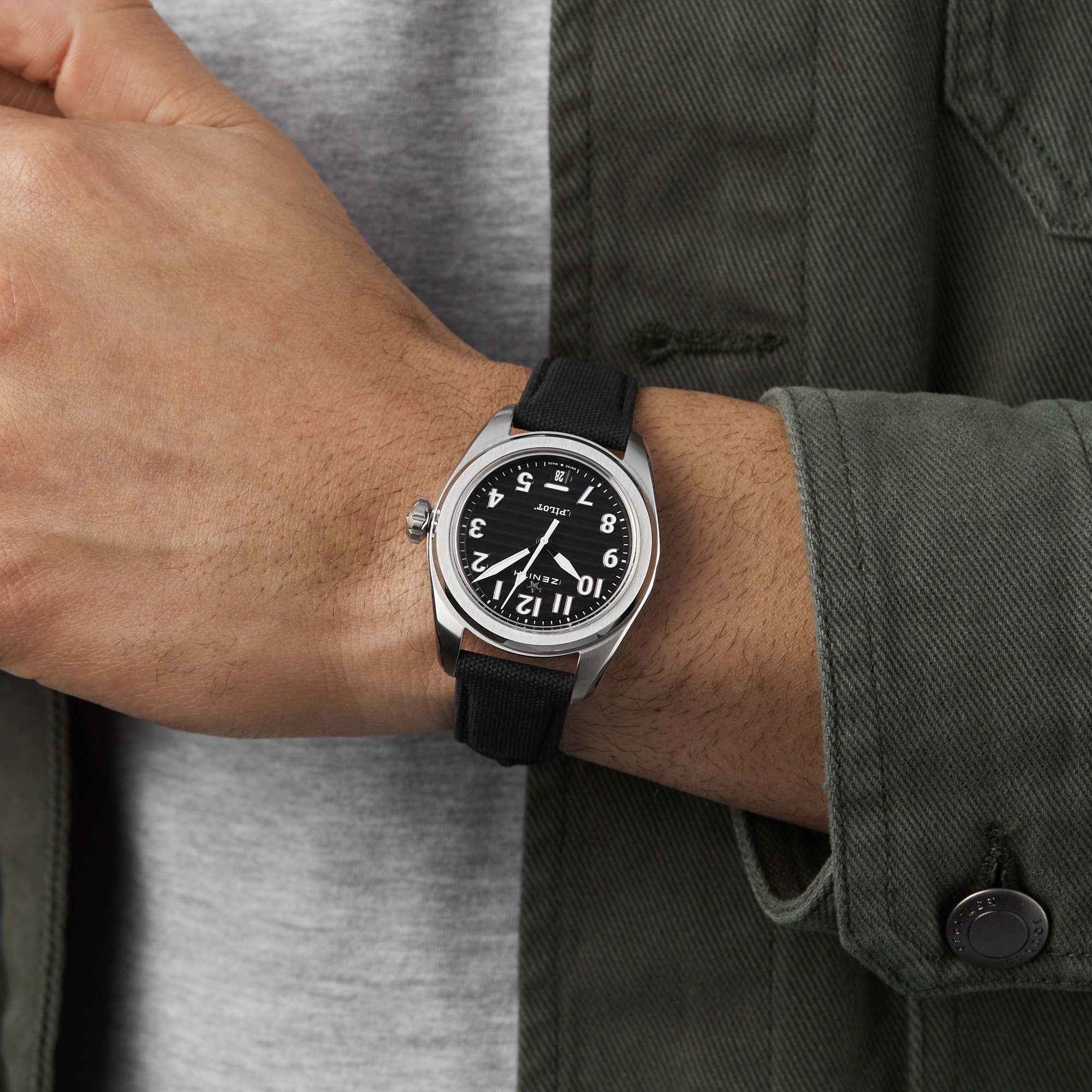 Zenith Pilot Automatic 40mm Mens Watch 03.4000.3620/21.I001 | Mayors