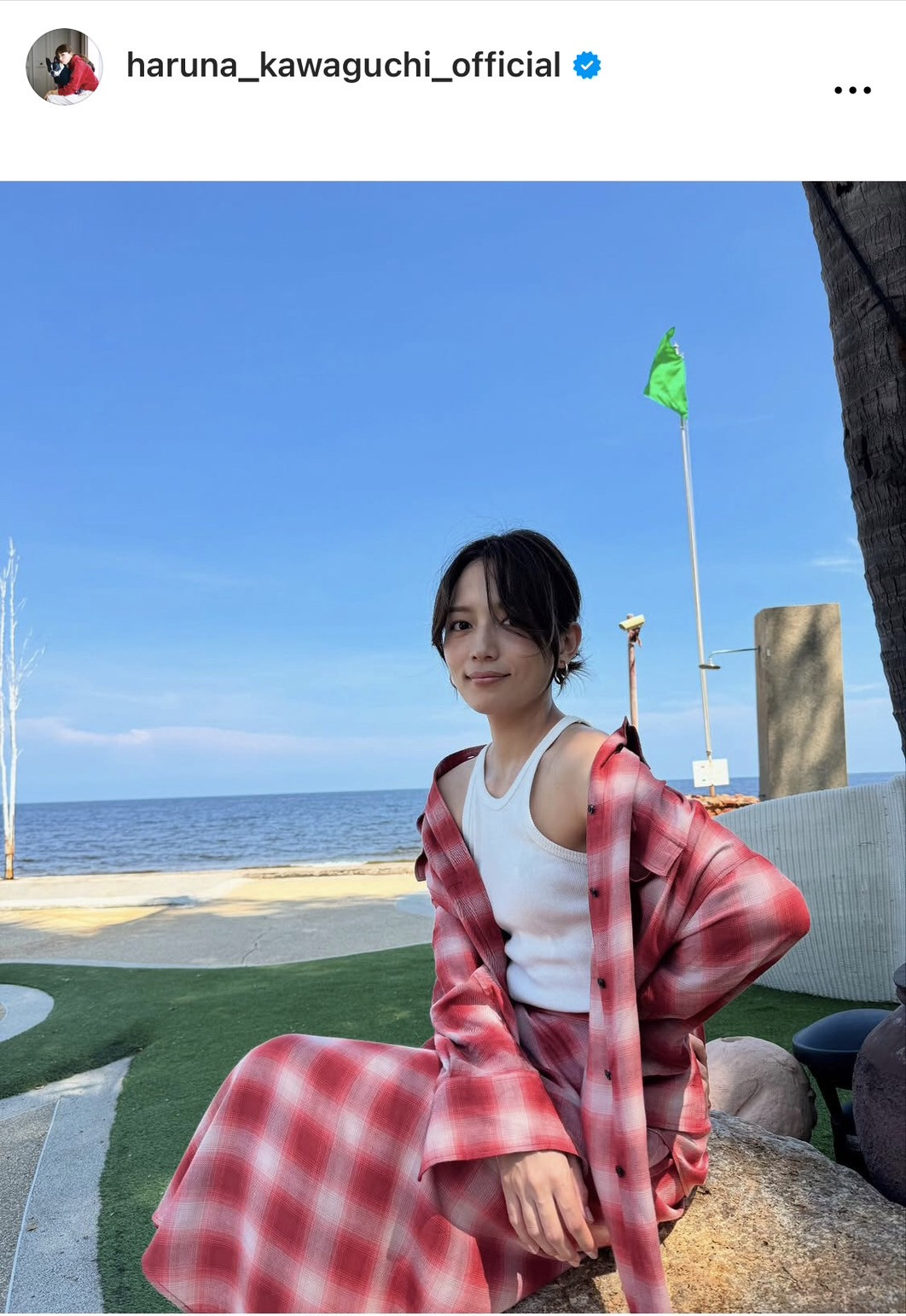 画像・写真 | 川口春奈、生脚＆デコルテ全開の肌見せスタイル