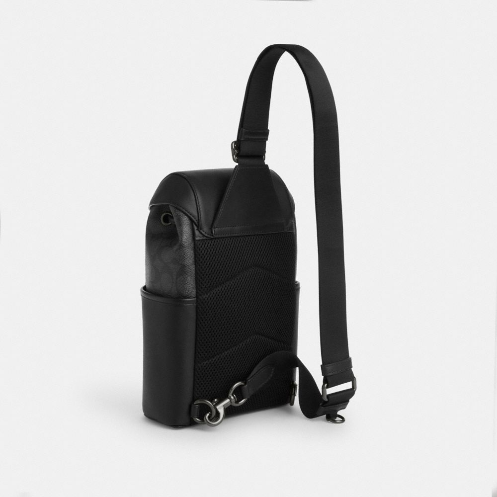 公式】コーチアウトレット | レーサー パック・シグネチャー キャンバス