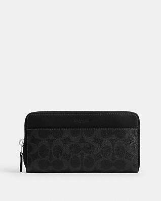 ブラック 【公式】COACH – コーチ 長財布 メンズ