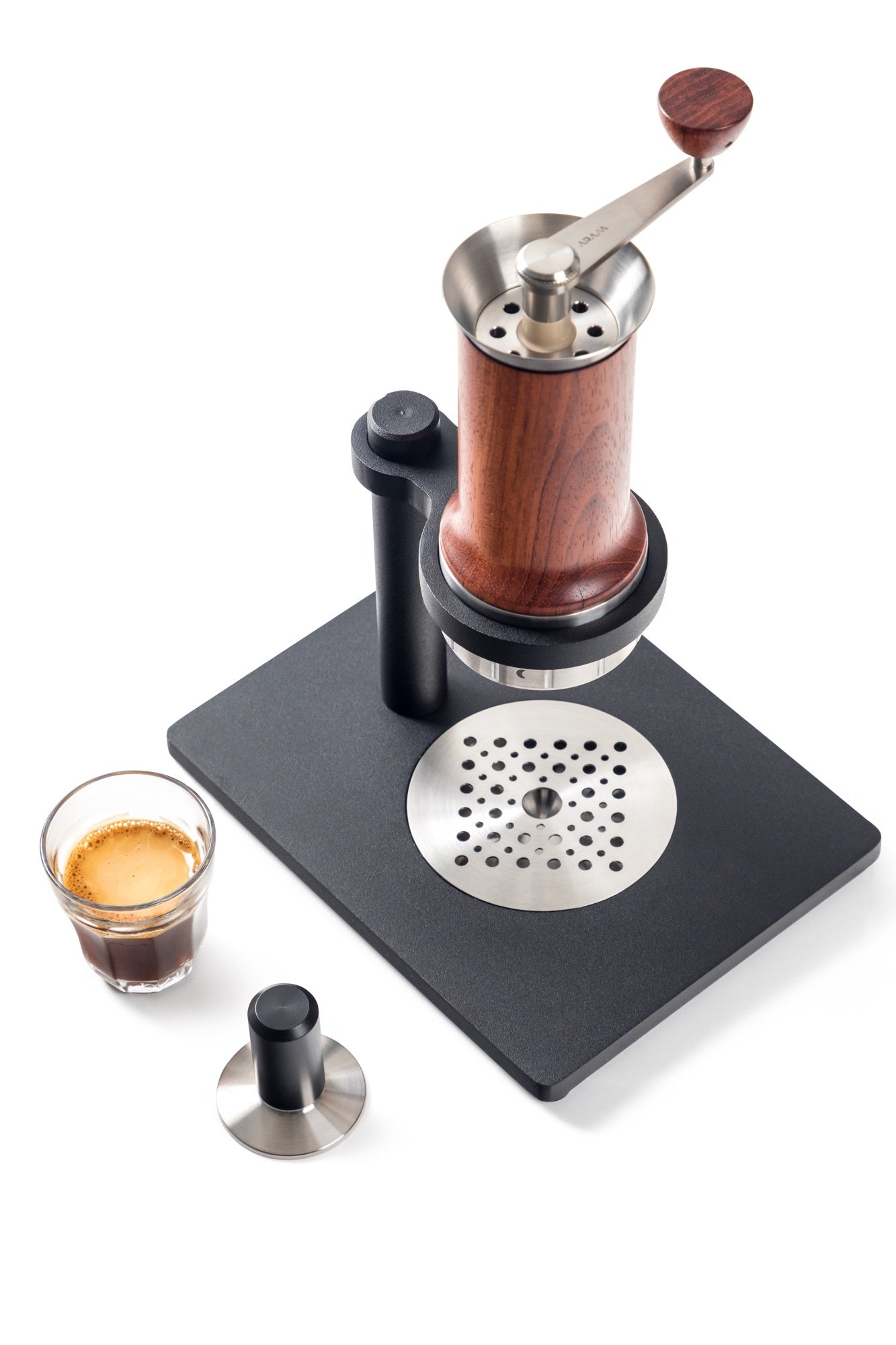 Aram espresso maker + steel stand – Coffee Coaching Club GmbH