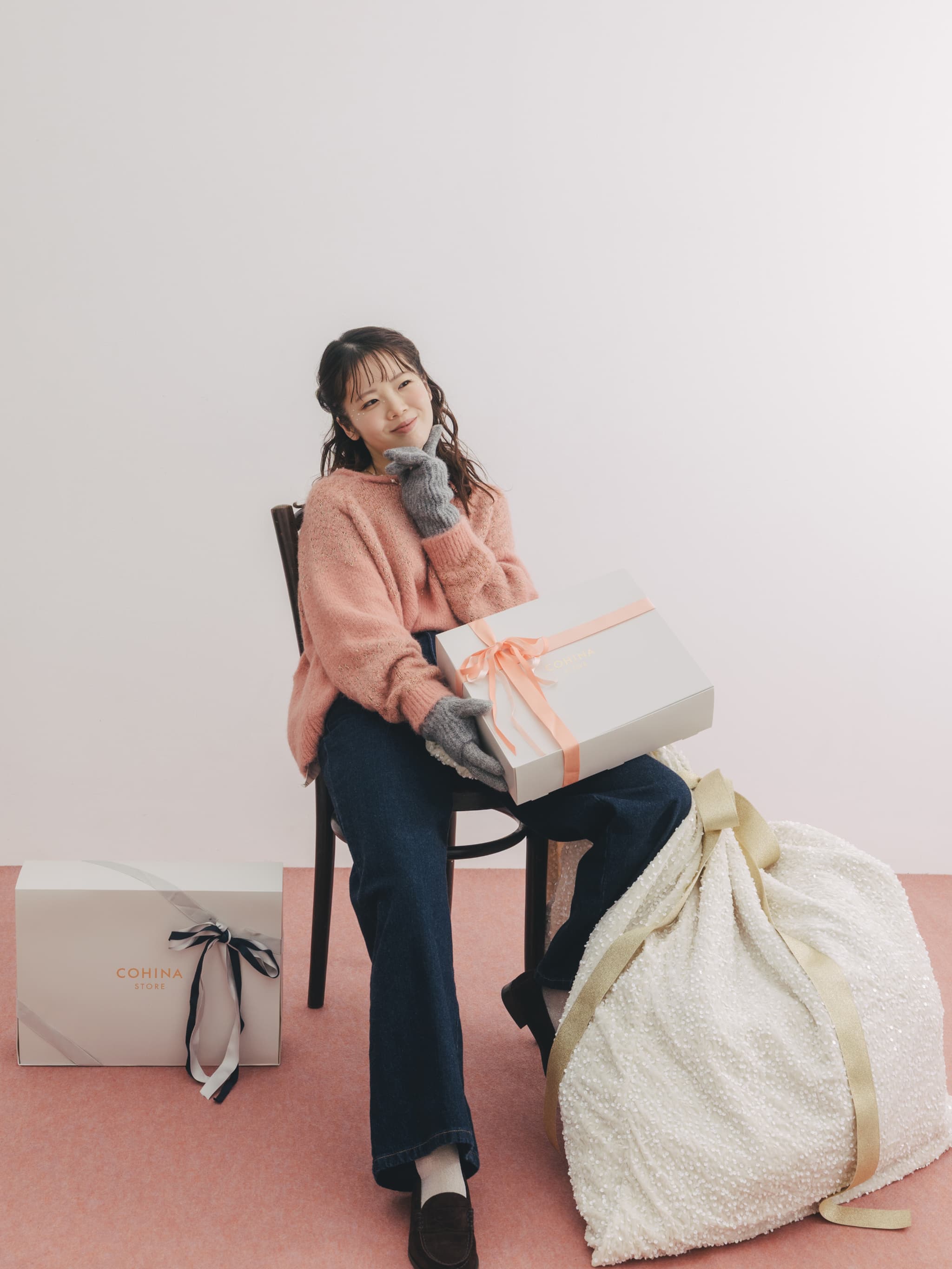 YUNA SANTA】イルミネーションニット | 小柄・低身長女性向け