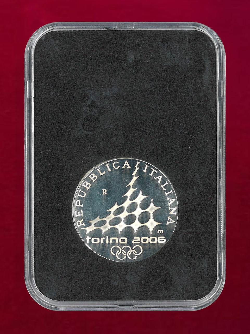 イタリア】2006年トリノオリンピック記念 5ユーロ 銀貨 スキージャンプ