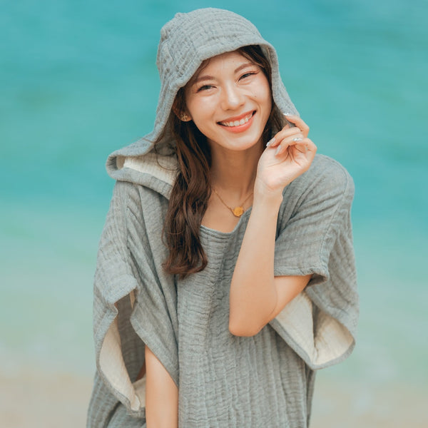 コットンポンチョ | Oasis Ponco | サウナ・サーフィンお着替え