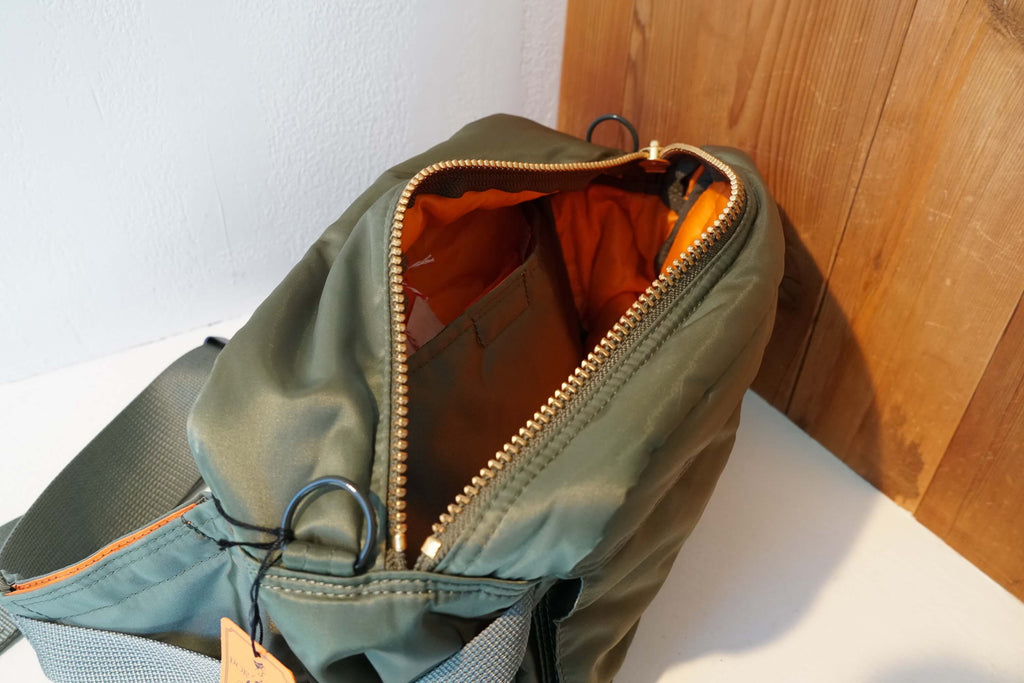 PORTER TANKER 2POCKET WAIST BAG GREEN 14X7 622-68302-30 – Cotton Sheep