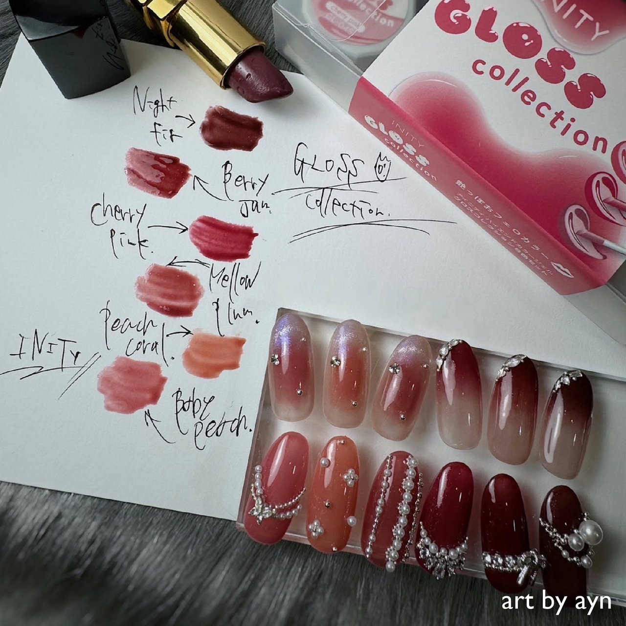 アイニティ ハイエンドカラー グロスコレクション6色セット | INITY
