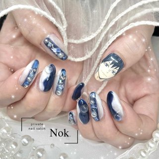影山飛雄ネイルのネイルデザイン｜ネイルブック