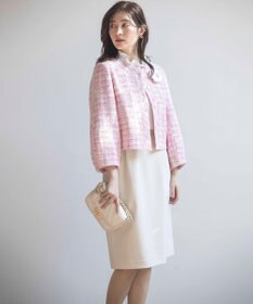 KUMIKYOKU NAVY】マカロンツイード ジャケット / 組曲 | ファッション