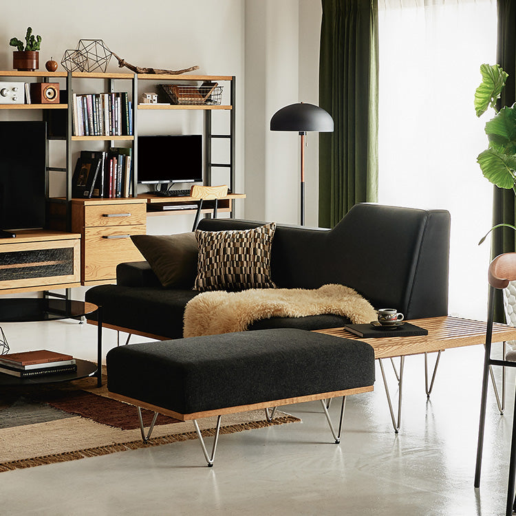 美品】カンディハウス ATILLA LUX リビング オットマン スツール