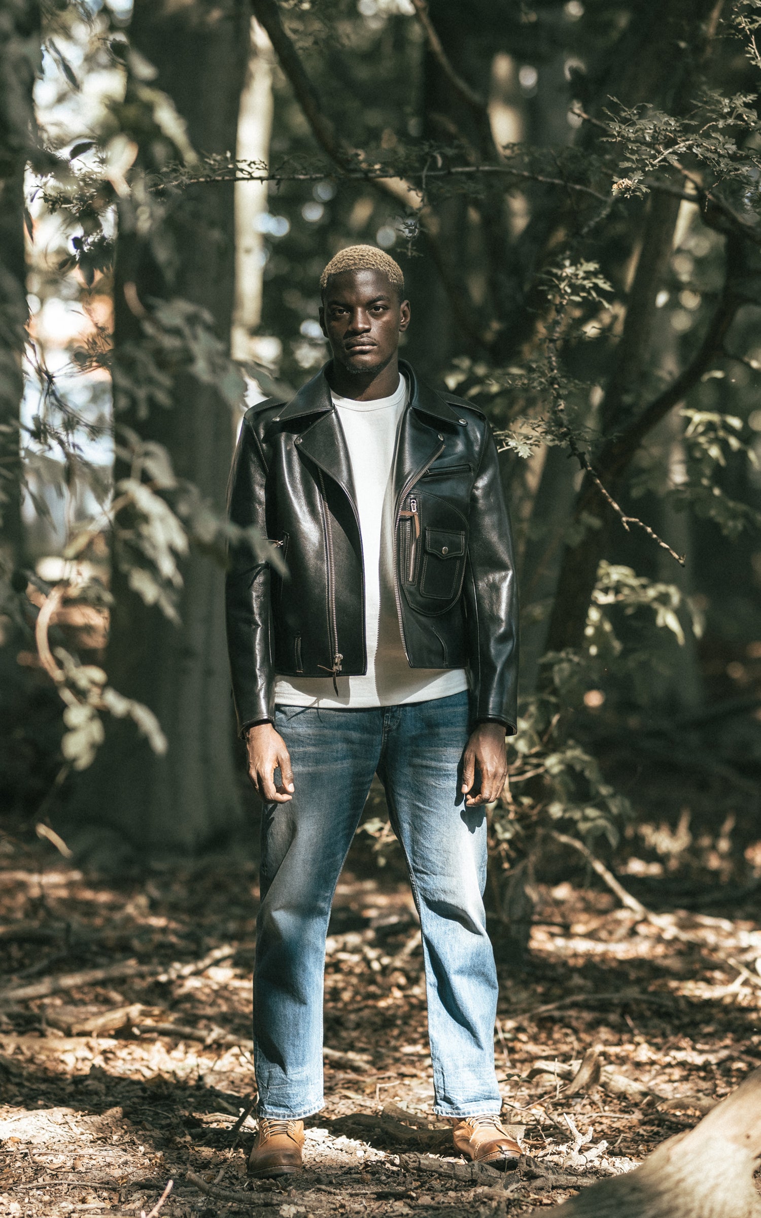 Y'2 Leather HR-55 Horsehide Leather Vintage D-Pocket Double Rider Jack