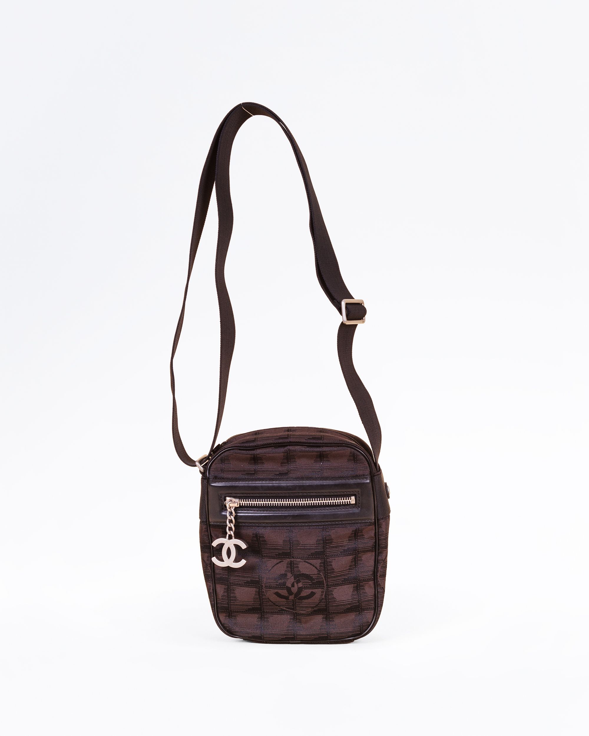 Chanel Nylon Travel Line Mini Crossbody Bag | Vivrelle