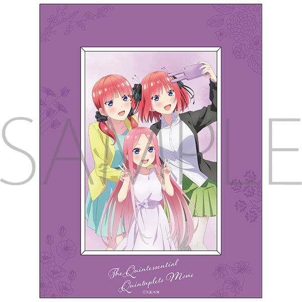 映画 五等分の花嫁 フレーム付きアートボード 中野二乃: キャラグッズ