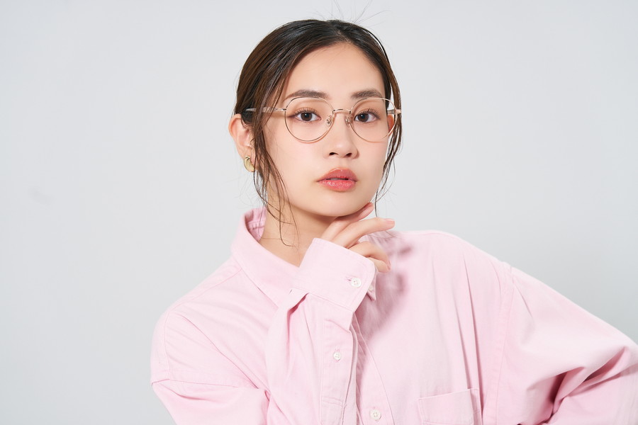 スペシャルプライス]さりげない可愛さがポイントのボストンフレーム