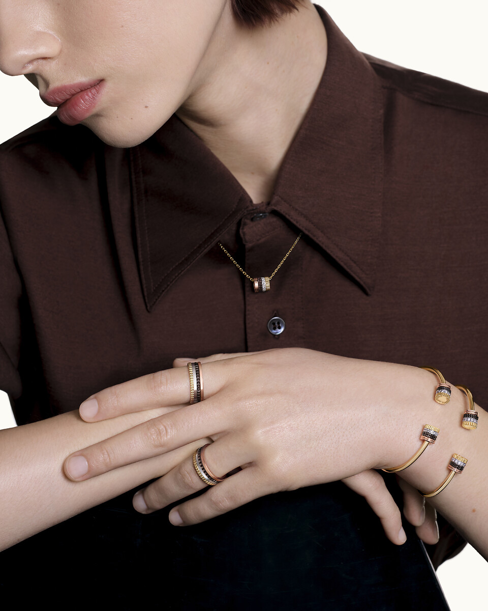 キャトル クラシック リング スモール | ゴールド | ブシュロン