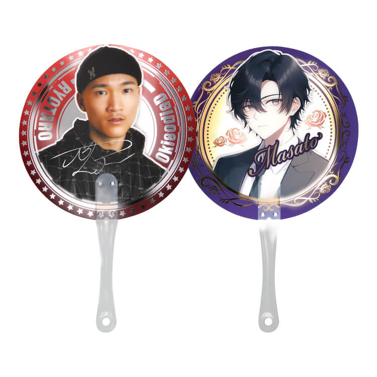 取っ手付きうちわ・大(200) | 販促・ノベルティなら大同至高株式会社