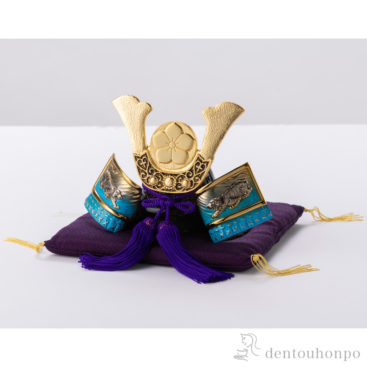 送料無料】 戦国武将 兜 明智光秀公 / 兜 武者人形 コンパクト