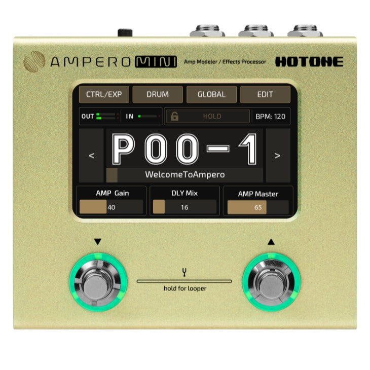Hotone Audio Ampero Mini Pedal | All Colors Available – DeathCloud