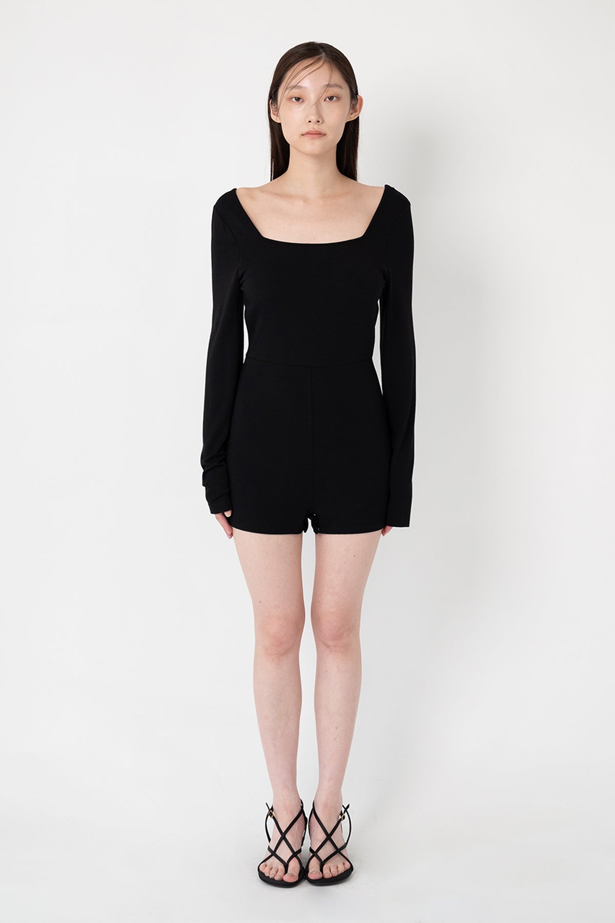 Collagen Square Neck Romper – determ;