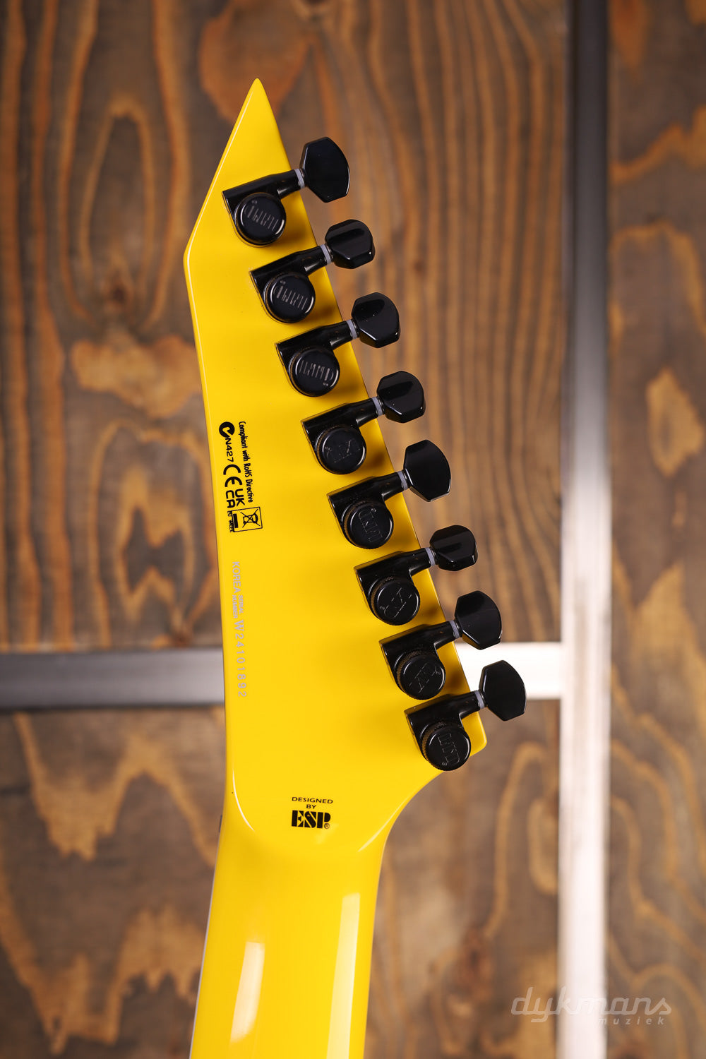 ESP LTD SC-608B Stephen Carpenter 8-String Chiquita Yellow