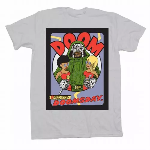 OPERATION DOOMSDAY T-SHIRT (GREY - XL)/MF DOOM (DOOM , METAL