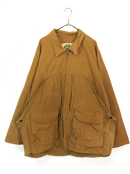 古着 70s USA製 Ideal Uポケット ブラウン コットン キャンバス