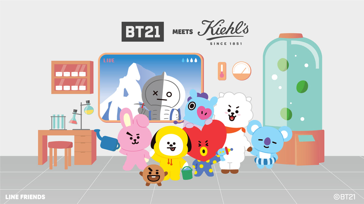 限定デザインのスキンケアグッズ！キールズ「BT21 MEETS KIEHL'S」第2弾