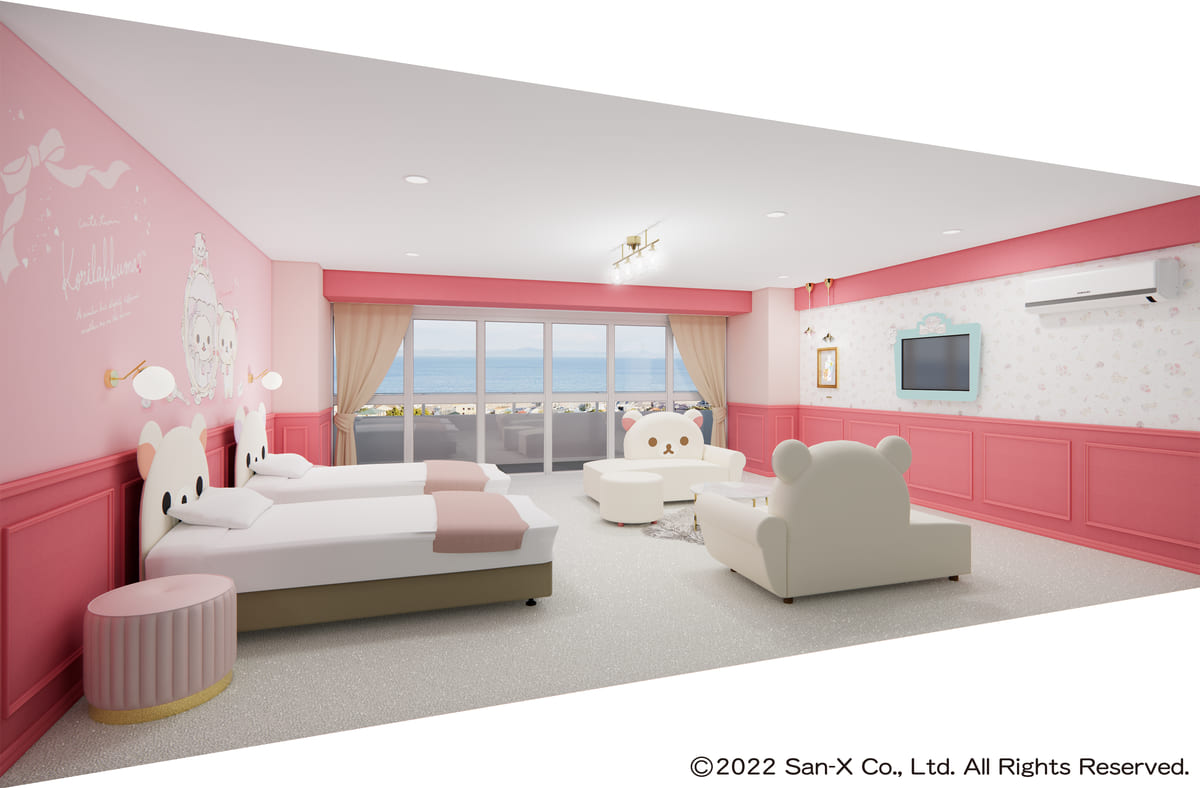 リラックマ＆コリラックマの客室が登場！温泉リゾートホテル「マホロバ