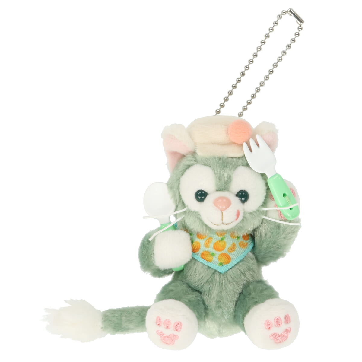 スプーンとフォークを持った食いしん坊スタイル！東京ディズニーシー