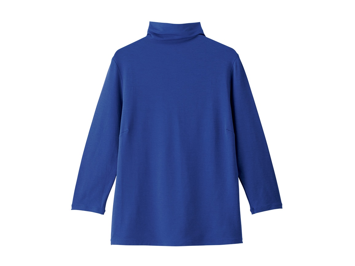 ハルメク×テンセルTM プルオーバー（ボトルネック・七分袖）(01_S