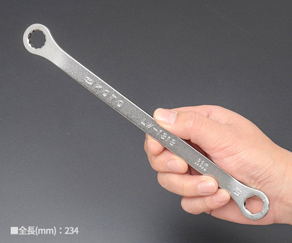 KOTO 6角x12角 極薄めがねレンチ LW-1313 サイズ13mm なめにくい六角