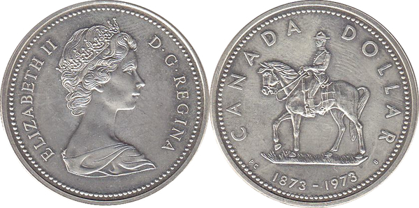 1 Dollar - Elizabeth II (Royal Canadian Mounted Police) - Canada