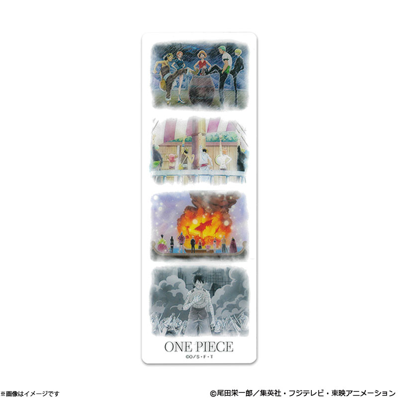 フジテレビ限定】ワンピース 名シーン クリアしおり WHITE ワンピース