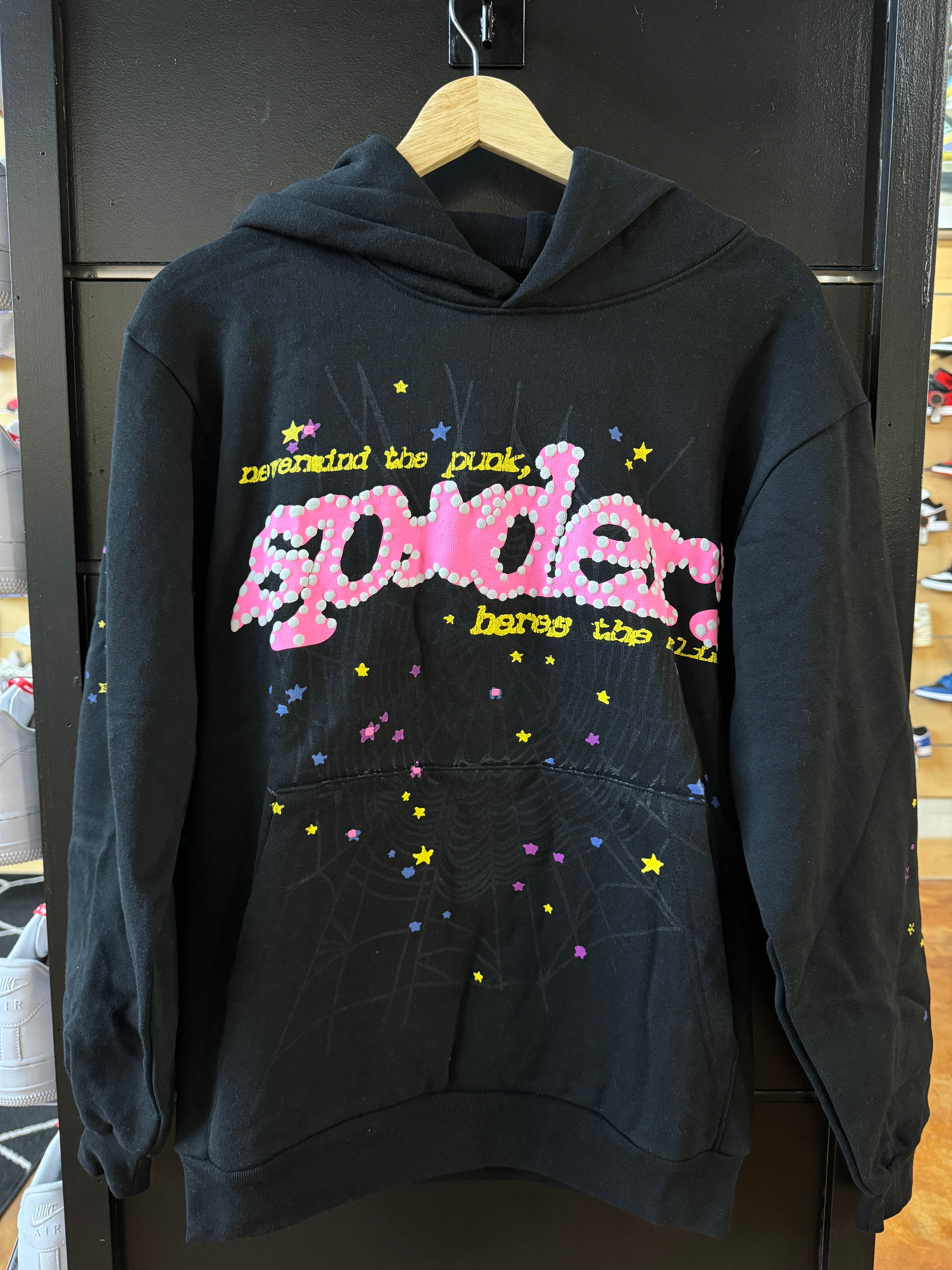 SP5DER HOODIE BLACK – epsneakerscene