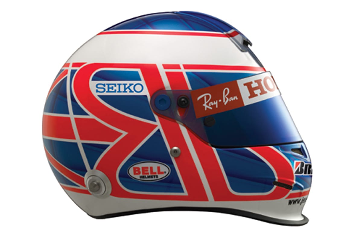 ジェンソン・バトン ヘルメット （2009年） 【 F1-Gate .com 】