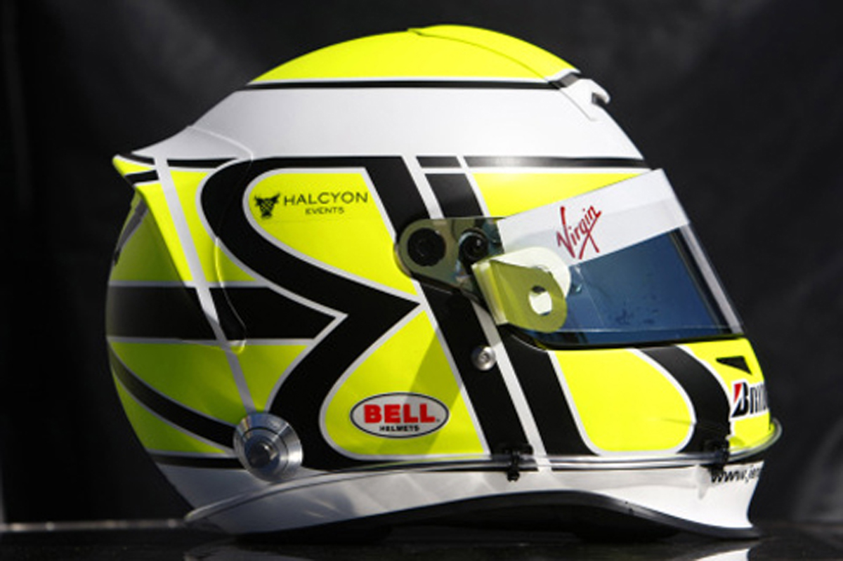 ジェンソン・バトン ヘルメット （2009年） 【 F1-Gate .com 】