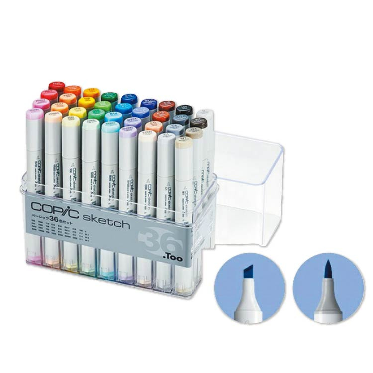 コピック スケッチ ベーシック36色セット: ビジター表示商品｜ファンビ