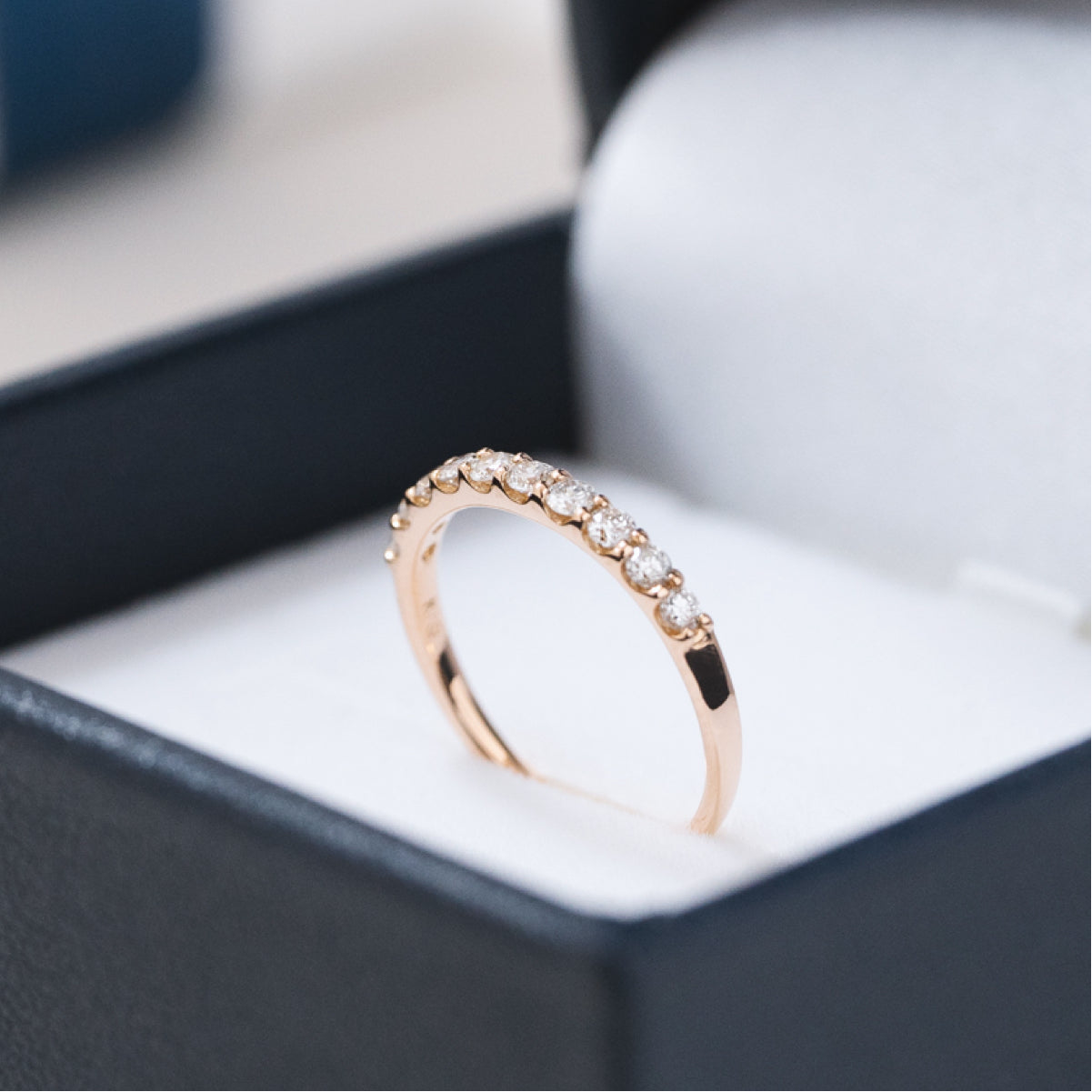 ハーフエタニティリング 0.3ct K18PG ピンクゴールド – facett 公式