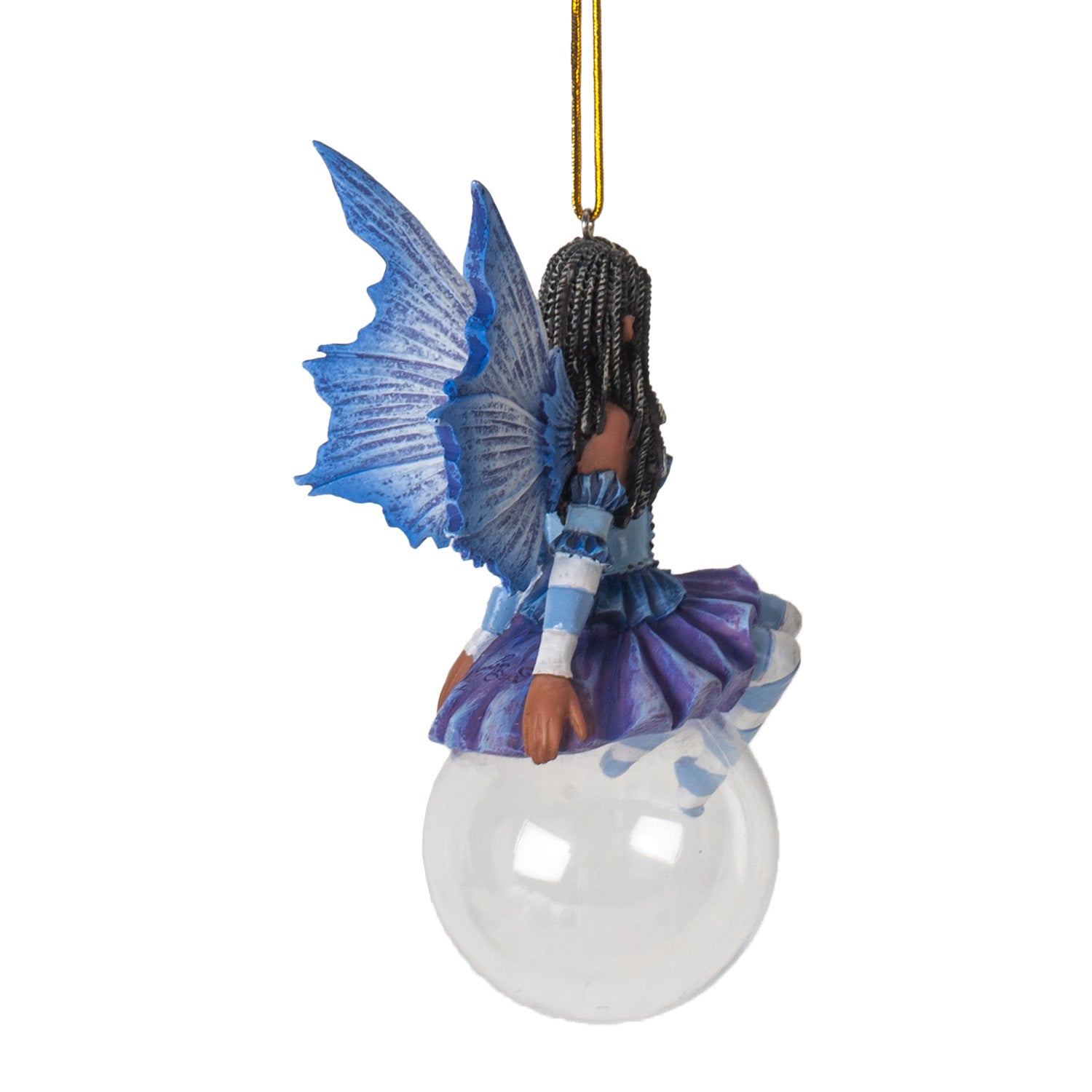 Violet Bubble Rider Fairy Ornament - Amy Brown Gifts