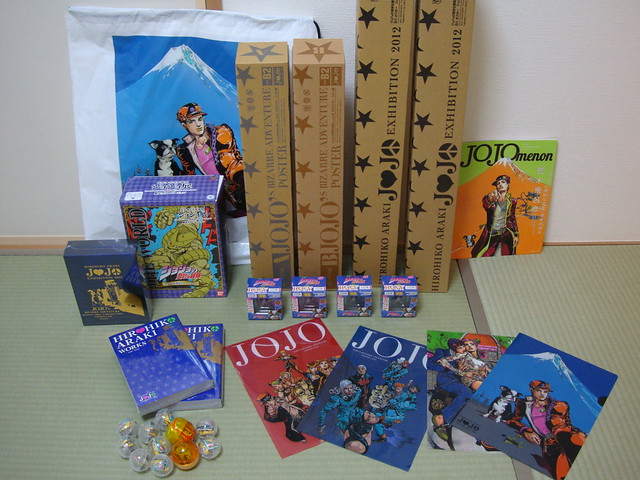 JOJO展で、気がつくと約4万円以上のグッズを購入していたんだぜ