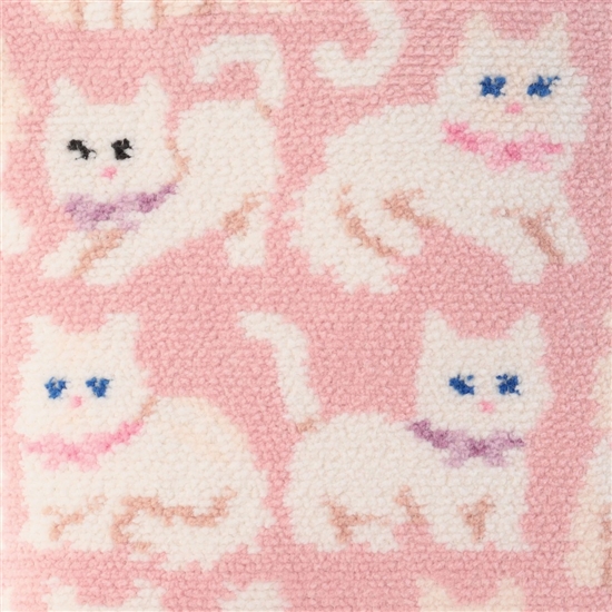 モフモフネコチャン バッグ L/MNC-260285(ペールピンク): LOVERARY BY