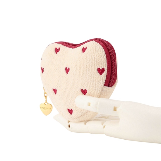 新品未使用☆フェイラーポーチ ラブラリーハート ハート型ポーチ