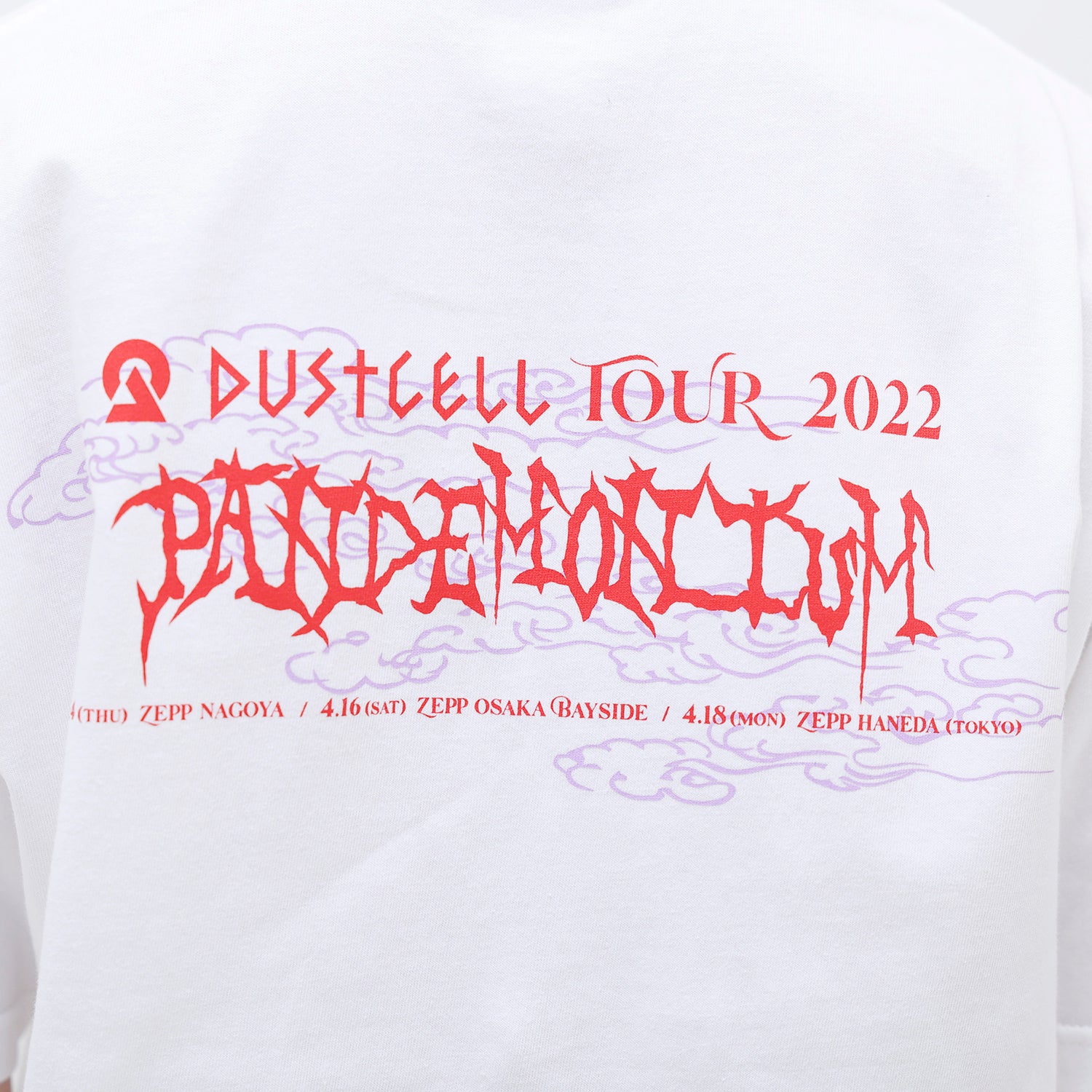DUSTCELL】「百鬼夜行」ビッグシルエットTシャツ／WHITE／DUSTCELL